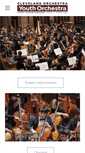 Mobile Screenshot of clevelandorchestrayouthorchestra.com